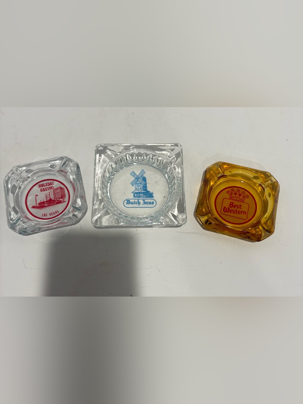 Set of 3 Vintage Ashtrays